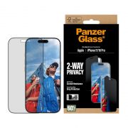 Стъклен протектор PanzerGlass UWF 2-Way Privacy за Apple iPhone 17/ 16 Pro на супер цени