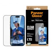 Стъклен протектор PanzerGlass UWF Clear за Apple iPhone 17/ 16 Pro на супер цени
