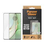 Стъклен протектор PanzerGlass за Motorola Edge 40, прозрачен/черен на супер цени