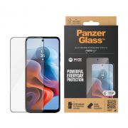 Стъклен протектор PanzerGlass UWF за Motorola Moto G34, прозрачен/черен на супер цени