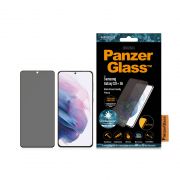 Стъклен протектор PanzerGlass CaseFriendly за Samsung Galaxy S21+, прозрачен/черен на супер цени