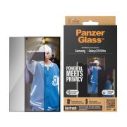 Стъклен протектор PanzerGlass Privacy UWF за Samsung Galaxy S24 Ultra, прозрачен/черен на супер цени