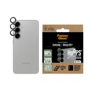 Стъклен протектор за камера PanzerGlass Hoops за Samsung Galaxy S25+, прозрачен/черен на супер цени