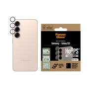 Стъклен протектор за камера PanzerGlass Hoops за Samsung Galaxy S25, прозрачен/черен на супер цени