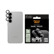 Стъклен протектор за камера PanzerGlass Hoops Ceramic за Samsung Galaxy S25+, прозрачен/черен на супер цени