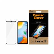 Стъклен протектор PanzerGlass CaseFriendly за Xiaomi Redmi 10C, прозрачен/черен на супер цени