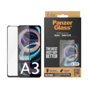 Стъклен протектор PanzerGlass UWF за Xiaomi Redmi A3, прозрачен/черен на супер цени