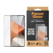 Стъклен протектор PanzerGlass UWF за Xiaomi Redmi Note 13 Pro+, прозрачен/черен на супер цени