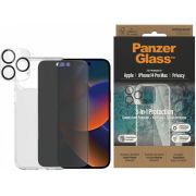 Комплект PanzerGlass Privacy 3-in-1 за Apple iPhone 14 Pro Max, прозрачен на супер цени