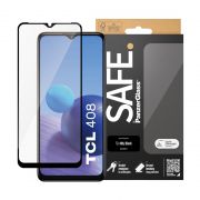 Стъклен протектор SAFE UWF за TCL 408, прозрачен/черен на супер цени
