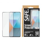 Стъклен протектор SAFE UWF за Xiaomi Redmi Note 13 Pro 5G/Poco X6/Poco X6 Pro, прозрачен/черен на супер цени