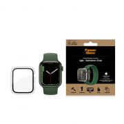 Стъклен протектор за часовник със силиконова рамка PanzerGlass Full Body за Apple Watch Series 7/8, 41 mm на супер цени