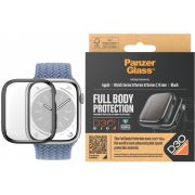 Стъклен протектор за часовник със силиконова рамка PanzerGlass FullBody за Apple Watch Series 8/7/9, 41 mm на супер цени