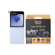 Стъклен протектор за камера PanzerGlass Hoops за Samsung Z Flip 6, прозрачен/черен на супер цени
