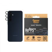 Стъклен протектор за камера PanzerGlass Hoops за Samsung Galaxy A35, прозрачен/черен на супер цени