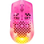 Безжична геймърска мишка SteelSeries Aerox 3 Wireless Gen 2, розов на супер цени