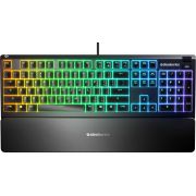Геймърскa клавиатура SteelSeries Apex 3, черен на супер цени