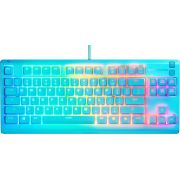 Геймърскa клавиатура SteelSeries Apex 3 TKL Aqua, син на супер цени