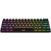 Безжична геймърска клавиатура SteelSeries Apex Pro Mini, черен на супер цени