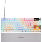 Геймърскa клавиатура SteelSeries Apex Pro TKL Gen3, бял на супер цени