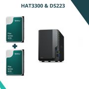 NAS устройство Synology DiskStation DS223 2x6TB на супер цени