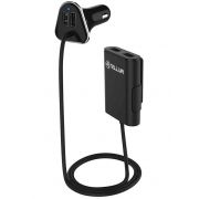 Зарядно устройство Tellur 4 Ports USB, черен на супер цени