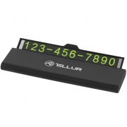 Аксесоар Tellur Car Parking Phone Number Card, черен на супер цени