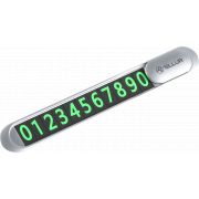 Аксесоар за автомобил Tellur Car Parking Phone Number Card, сребрист на супер цени