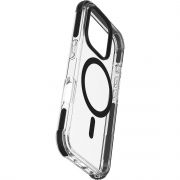 Гръб Cellular Line Tetra Force Strong Guard Mag за Apple iPhone 16 Pro, прозрачен/черен на супер цени