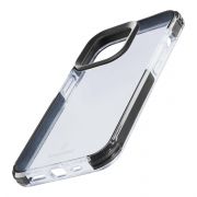 Гръб Cellular Line Tetra Force Strong Guard за Apple iPhone 15 Pro, прозрачен/черен на супер цени