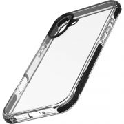 Гръб Cellular Line Tetra Force Strong Guard за Apple iPhone 16 Plus, прозрачен/черен на супер цени