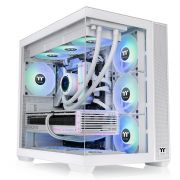 Компютърна кутия Thermaltake View 380 TG ARGB, бял на супер цени