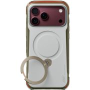 Гръб TORRAS Ostand Q3 Air Pro за Apple iPhone 18 Pro Max, сив/зелен на супер цени