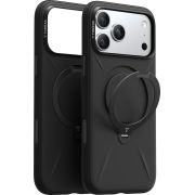 Гръб TORRAS Ostand QPRO Silicone за Apple iPhone 17 Pro Max, черен на супер цени