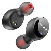 Безжични слушалки TOZO T6S, черен на супер цени