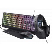 Геймърски комплект Trust GXT 792 Quadrox 4-in-1, черен на супер цени