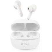 Безжични слушалки ttec AirBeat Pro, бял на супер цени