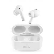 Безжични слушалки ttec AirBeat Pro Lite, бял на супер цени