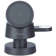 Безжично зарядно устройство ttec AirCharger Quattro Mini, черен на супер цени