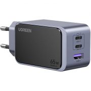 Зарядно устройство Ugreen Nexode Air 65W. черен/сив на супер цени