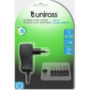 Универсално зарядно устройство Uniross USMPS003EU 7.2W, черен на супер цени