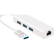 USB хъб DIVA DW12160, сребрист на супер цени