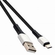 Кабел VCOM micro USB към USB, черен на супер цени