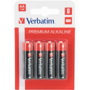 Комплект алкални батерии Verbatim 1.5V Premium Alkaine на супер цени