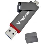 Флаш памет 512GB Verbatim Dual QuickStick, сив на супер цени