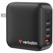 Зарядно устройство Verbatim Mini GaN 165W, черен на супер цени