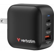 Зарядно устройство Verbatim Mini GaN 70W, черен на супер цени