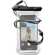 Водоустойчив калъф Cellular Line Voyager - Universal, прозрачен/черен на супер цени