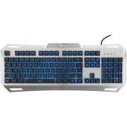 Геймърска клавиатура White Shark GLADIATOR, бял на супер цени