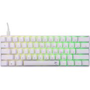 Геймърска клавиатура White Shark SHINOBI 2, бялбел, OUTEMU Brown суичове, бяла на супер цени